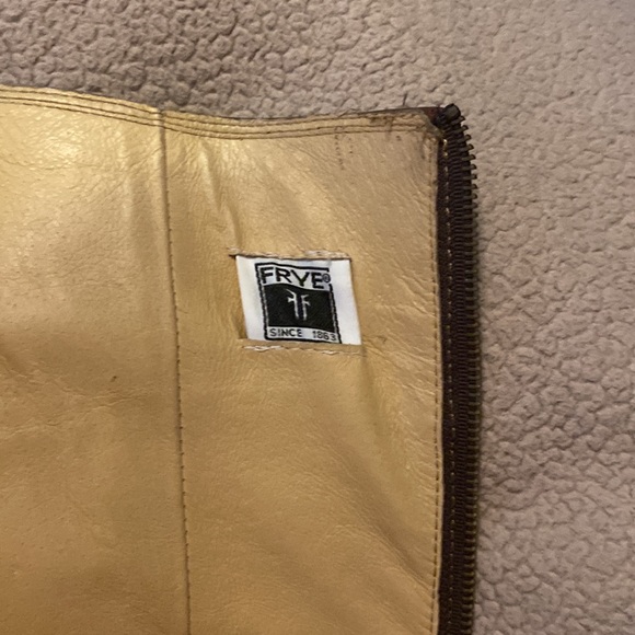 Frye Melissa Boot wide calf size 6 dark brown - Picture 5 of 5